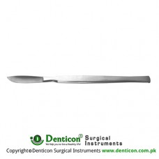 Resection Knife Solid Handle, Dissecting End Stainless Steel, 19 cm - 7 1/2" Blade Size 65mm